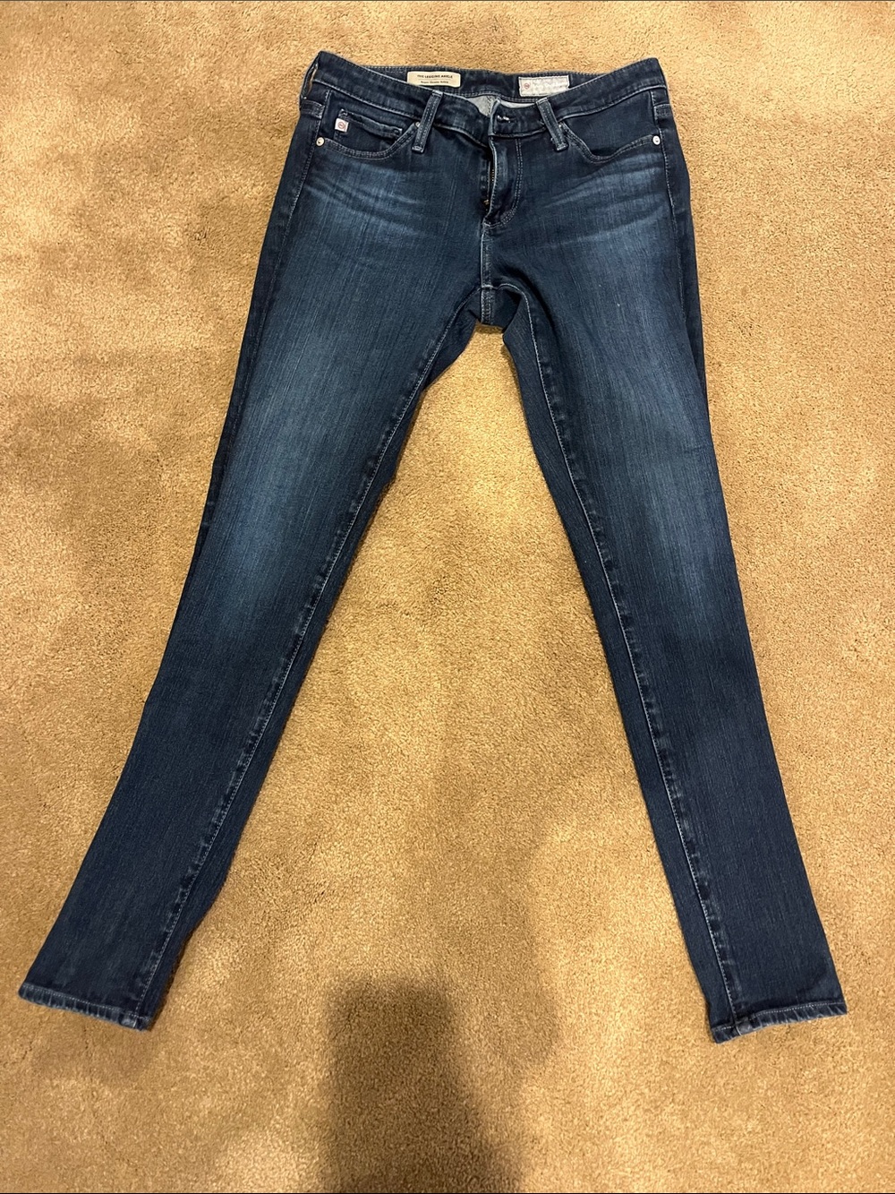 Ag Adriano Goldschmied Dark Indigo Skinny Jeans